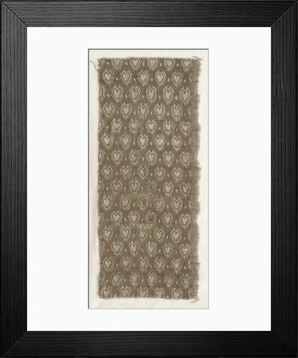 Framed Print : Wool and Linen Compound Textile, 17th century. Creator: Unknown Framed Print : Wool and Linen Compound Textile, 17th century. Creator: Unknown