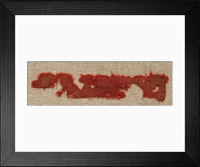 Framed Print : Wool Fragment, 3rd century. Creator: Unknown Framed Print : Wool Fragment, 3rd century. Creator: Unknown