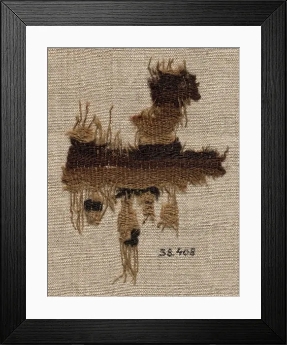 Framed Print : Wool Fragment, 3rd century. Creator: Unknown Framed Print : Wool Fragment, 3rd century. Creator: Unknown