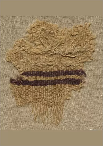 Wool Fragment, 3rd century. Creator: Unknown