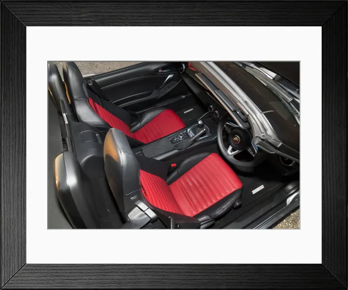 Framed Print : 2018 Fiat 124 Abarth Spider. Creator: Unknown Framed Print : 2018 Fiat 124 Abarth Spider. Creator: Unknown