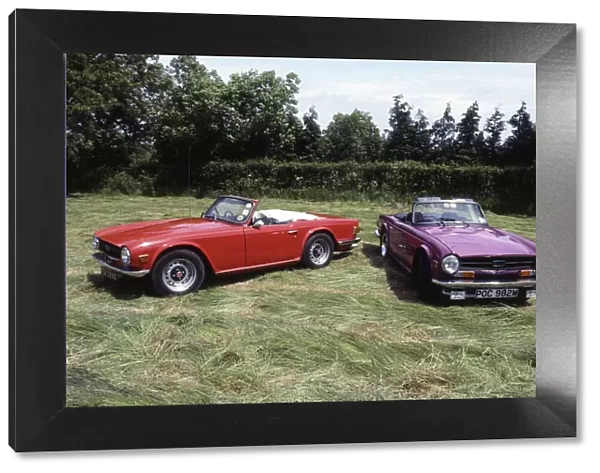 1968 & 1974 Triumph TR6. Creator: Unknown