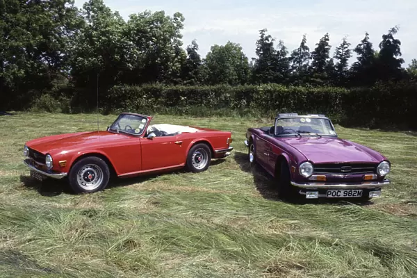 1968 & 1974 Triumph TR6. Creator: Unknown