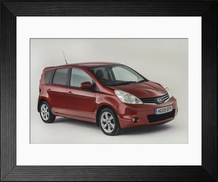 Framed Print : 2009 Nissan Note. Creator: Unknown Framed Print : 2009 Nissan Note. Creator: Unknown