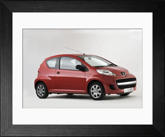 Framed Print : 2011 Peugeot 107. Creator: Unknown Framed Print : 2011 Peugeot 107. Creator: Unknown