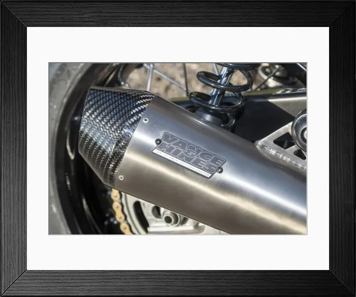 Framed Print : 2019 Triumph Thruxton TFC 1200cc. Creator: Unknown Framed Print : 2019 Triumph Thruxton TFC 1200cc. Creator: Unknown