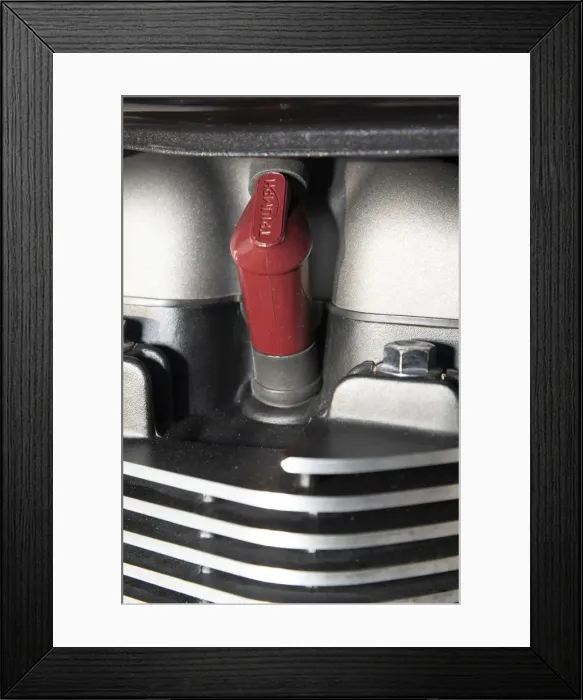 Framed Print : 2019 Triumph Thruxton TFC 1200cc. Creator: Unknown Framed Print : 2019 Triumph Thruxton TFC 1200cc. Creator: Unknown