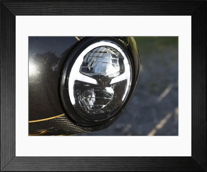 Framed Print : 2019 Triumph Thruxton TFC 1200cc. Creator: Unknown Framed Print : 2019 Triumph Thruxton TFC 1200cc. Creator: Unknown