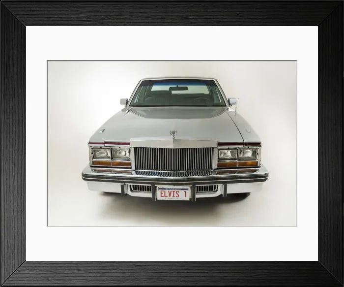 Framed Print : 1977 Cadillac Seville owned by Elvis Presley. Creator: Unknown Framed Print : 1977 Cadillac Seville owned by Elvis Presley. Creator: Unknown
