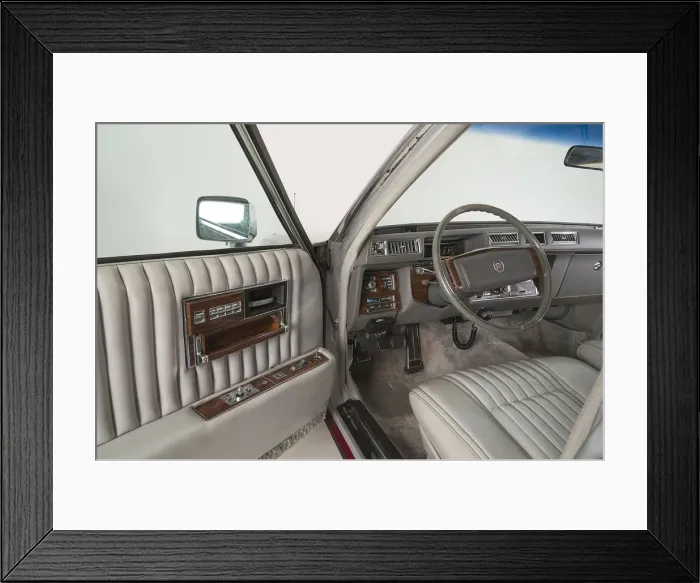 Framed Print : 1977 Cadillac Seville owned by Elvis Presley. Creator: Unknown Framed Print : 1977 Cadillac Seville owned by Elvis Presley. Creator: Unknown