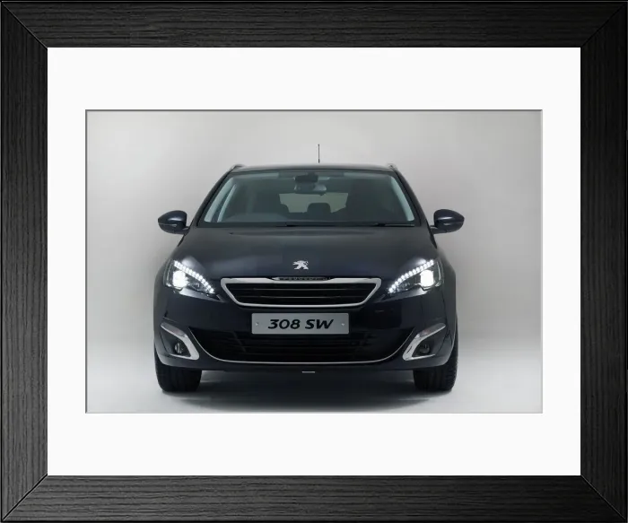 Framed Print : 2015 Peugeot 308 Feline estate. Creator: Unknown Framed Print : 2015 Peugeot 308 Feline estate. Creator: Unknown