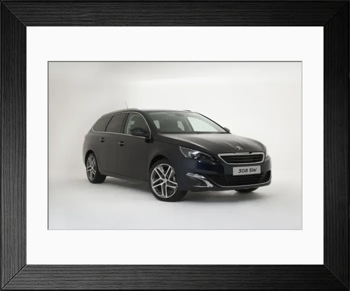 Framed Print : 2015 Peugeot 308 Feline estate. Creator: Unknown Framed Print : 2015 Peugeot 308 Feline estate. Creator: Unknown