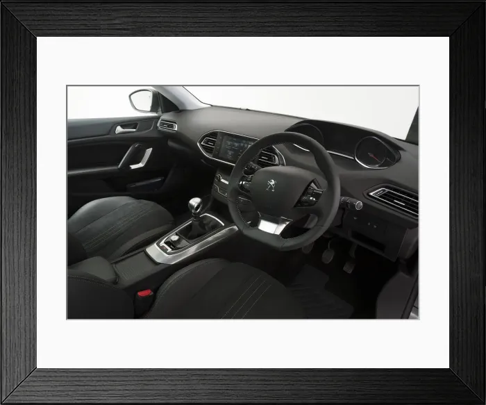 Framed Print : 2015 Peugeot 308 Feline estate. Creator: Unknown Framed Print : 2015 Peugeot 308 Feline estate. Creator: Unknown