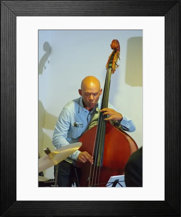 Framed Print : Miles Danso, Splash Point Jazz, Eastbourne, East Sussex, UK, 28 Aug 2019. Creator: Brian O Connor Framed Print : Miles Danso, Splash Point Jazz, Eastbourne, East Sussex, UK, 28 Aug 2019. Creator: Brian O Connor