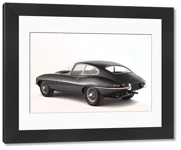 1966 Jaguar E type Series 1 fixed head coupe. Creator: Unknown