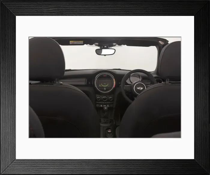 Framed Print : 2017 Mini Cooper Convertible. Creator: Unknown Framed Print : 2017 Mini Cooper Convertible. Creator: Unknown