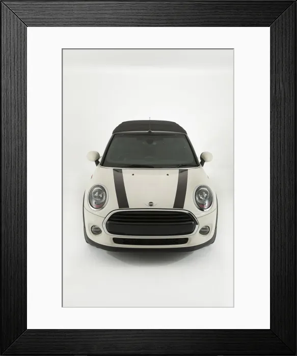 Framed Print : 2017 Mini Cooper Convertible. Creator: Unknown Framed Print : 2017 Mini Cooper Convertible. Creator: Unknown