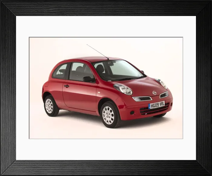Framed Print : 2009 Nissan Micra. Creator: Unknown Framed Print : 2009 Nissan Micra. Creator: Unknown
