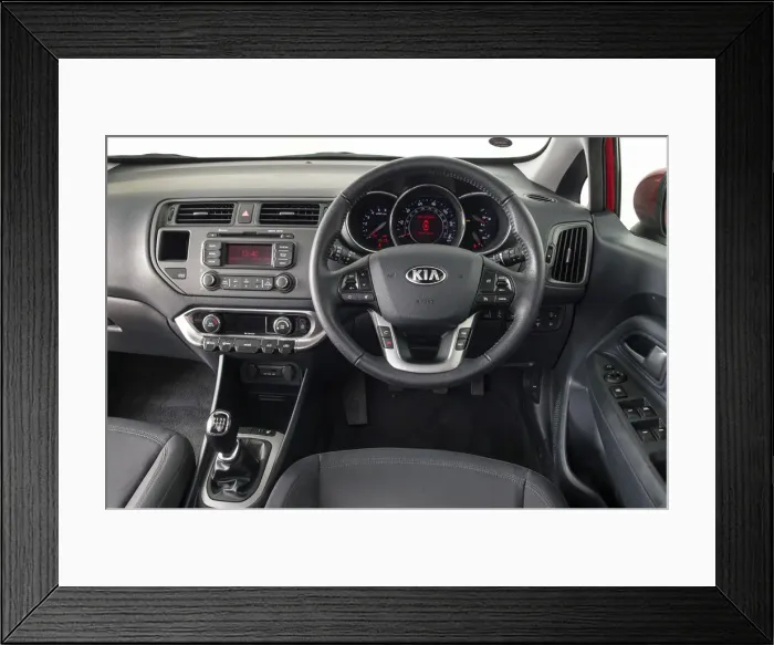 Framed Print : 2013 Kia Rio. Creator: Unknown Framed Print : 2013 Kia Rio. Creator: Unknown