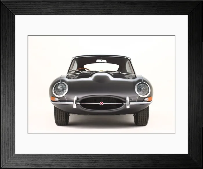 Framed Print : 1966 Jaguar E type Series 1 fixed head coupe. Creator: Unknown Framed Print : 1966 Jaguar E type Series 1 fixed head coupe. Creator: Unknown