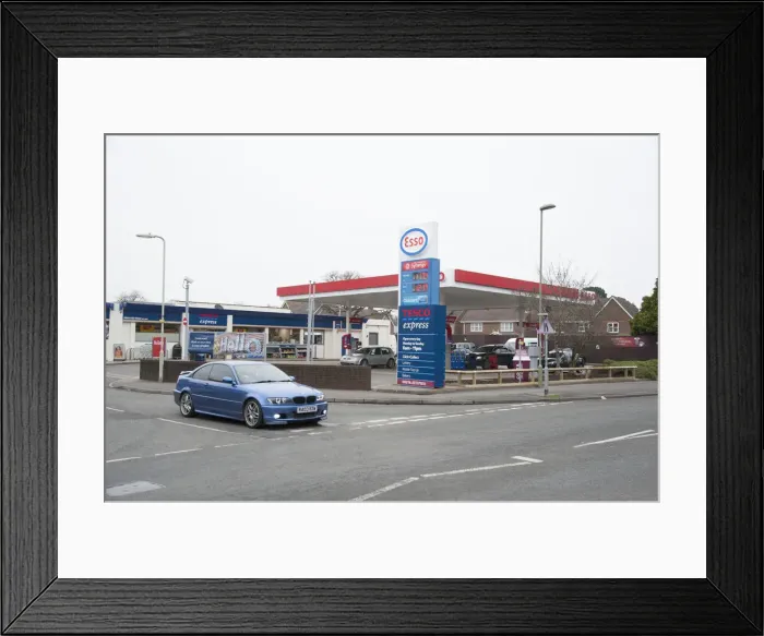 Framed Print : Petrol station 2017. Creator: Unknown Framed Print : Petrol station 2017. Creator: Unknown