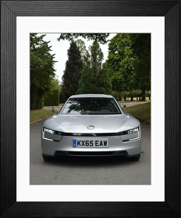 Framed Print : 2014 Volkswagen XL1 Hybrid. Creator: Unknown Framed Print : 2014 Volkswagen XL1 Hybrid. Creator: Unknown