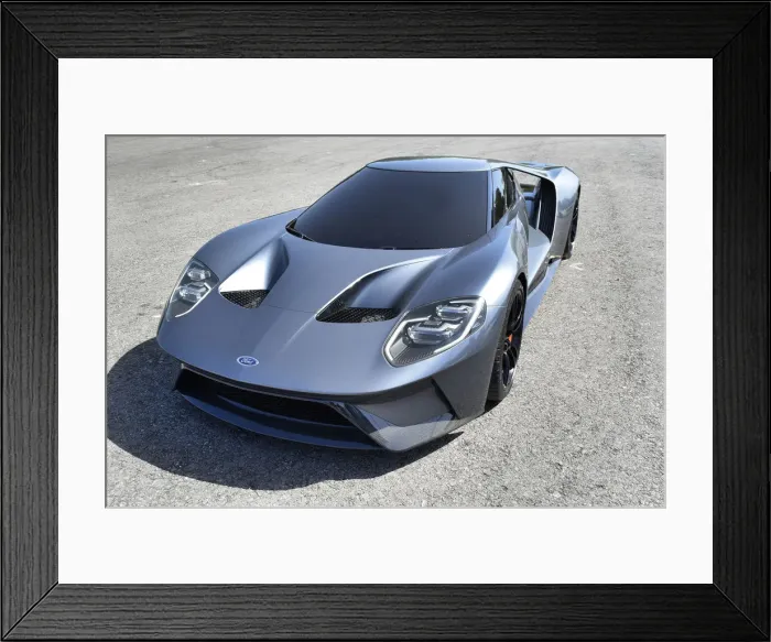 Framed Print : 2018 Ford GT. Creator: Unknown Framed Print : 2018 Ford GT. Creator: Unknown