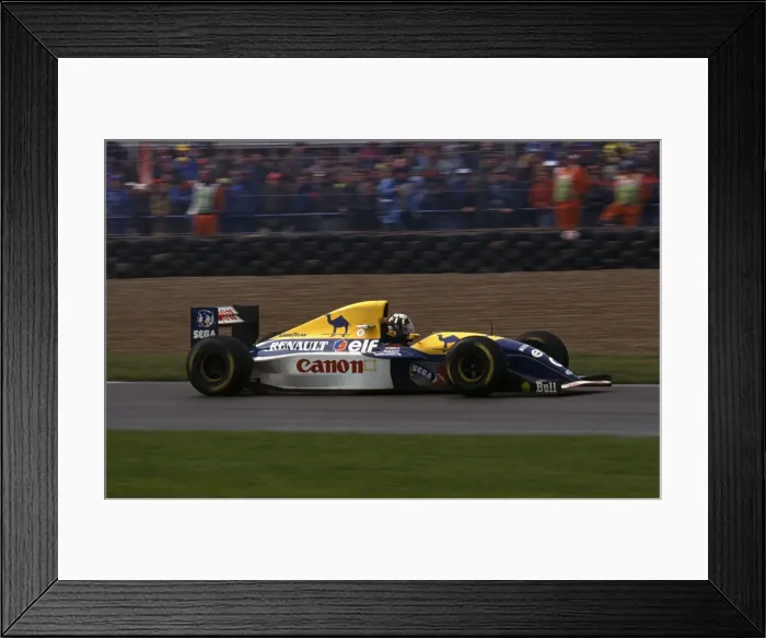 Framed Print : Williams Renault FW15C, Damon Hill, 1993 European Grand Prix. Creator: Unknown Framed Print : Williams Renault FW15C, Damon Hill, 1993 European Grand Prix. Creator: Unknown