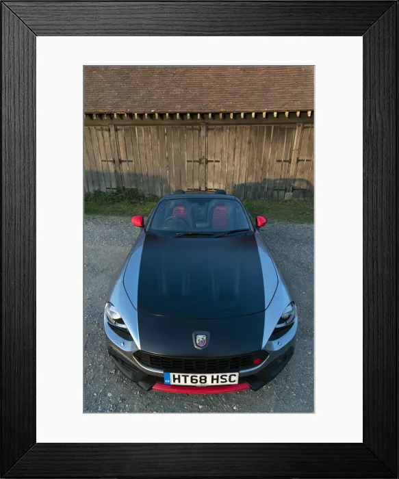 Framed Print : 2018 Fiat 124 Abarth Spider. Creator: Unknown Framed Print : 2018 Fiat 124 Abarth Spider. Creator: Unknown