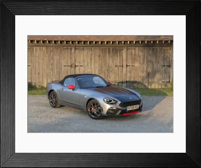 Framed Print : 2018 Fiat 124 Abarth Spider. Creator: Unknown Framed Print : 2018 Fiat 124 Abarth Spider. Creator: Unknown