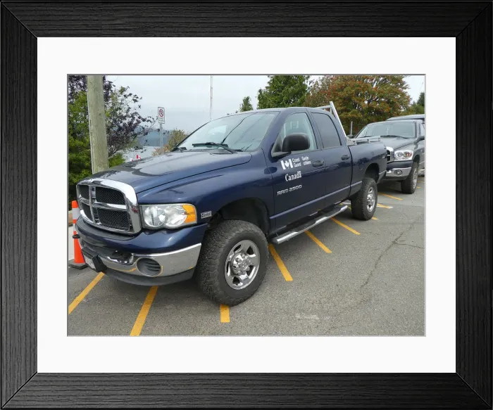 Framed Print : Dodge Ram 2500 Canadian Coastguard truck 2018. Creator: Unknown Framed Print : Dodge Ram 2500 Canadian Coastguard truck 2018. Creator: Unknown
