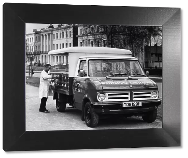 1970 Bedford CF milk delivery van. Creator: Unknown