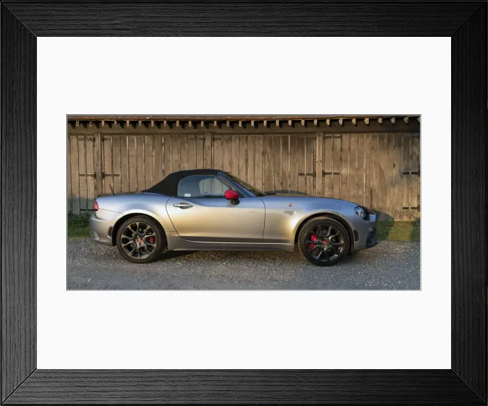 Framed Print : 2018 Fiat 124 Abarth Spider. Creator: Unknown Framed Print : 2018 Fiat 124 Abarth Spider. Creator: Unknown