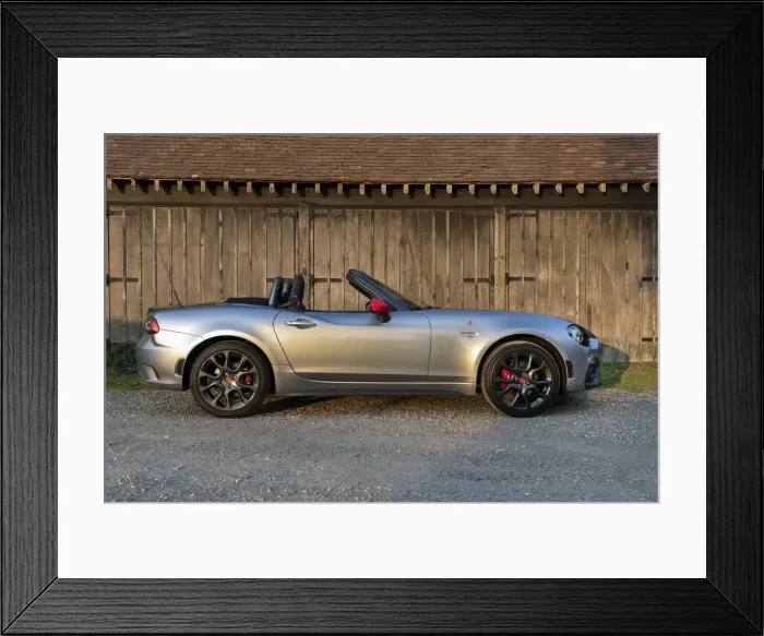 Framed Print : 2018 Fiat 124 Abarth Spider. Creator: Unknown Framed Print : 2018 Fiat 124 Abarth Spider. Creator: Unknown