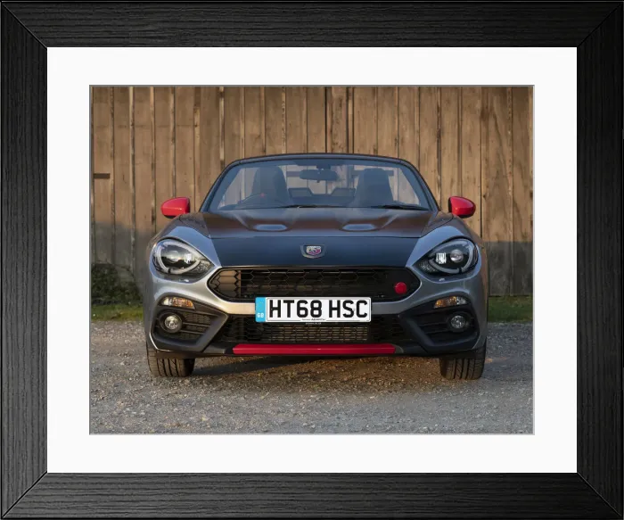 Framed Print : 2018 Fiat 124 Abarth Spider. Creator: Unknown Framed Print : 2018 Fiat 124 Abarth Spider. Creator: Unknown