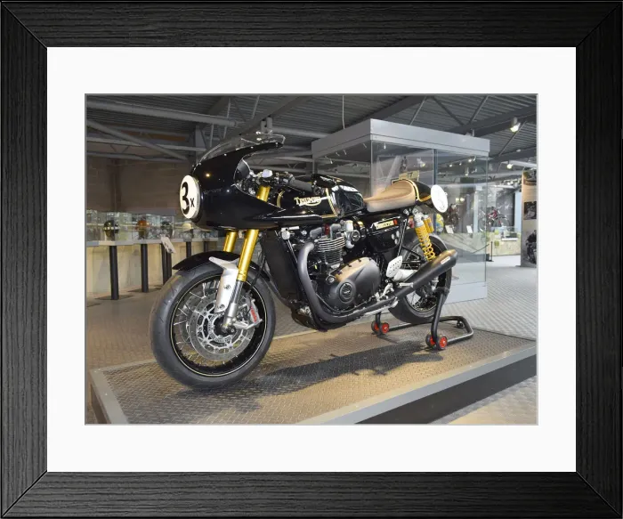 Framed Print : 2018 Triumph Thruxton R. Creator: Unknown Framed Print : 2018 Triumph Thruxton R. Creator: Unknown