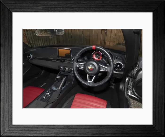 Framed Print : 2018 Fiat 124 Abarth Spider. Creator: Unknown Framed Print : 2018 Fiat 124 Abarth Spider. Creator: Unknown