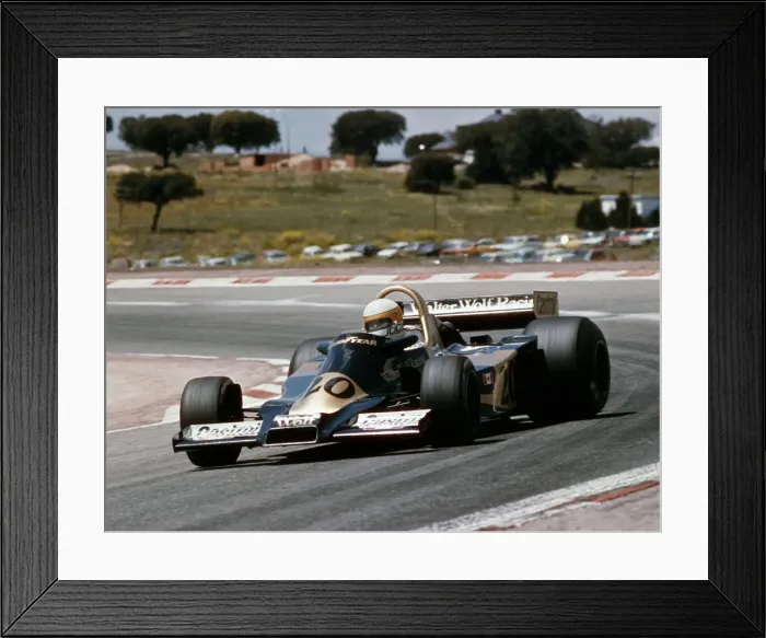 Framed Print : Walter Wolf WR2, Jody Scheckter 1977 Spanish Grand Prix. Creator: Unknown Framed Print : Walter Wolf WR2, Jody Scheckter 1977 Spanish Grand Prix. Creator: Unknown
