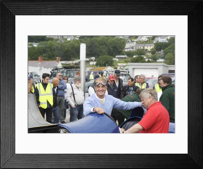 Framed Print : 1925 Sunbeam 350 hp driven by Don Wales at Pendine Sands 2015. Creator: Unknown Framed Print : 1925 Sunbeam 350 hp driven by Don Wales at Pendine Sands 2015. Creator: Unknown