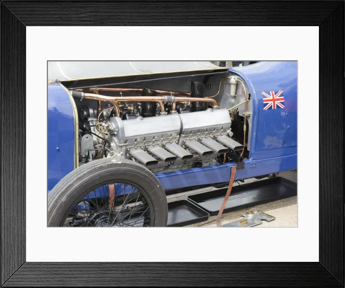 Framed Print : 1925 Sunbeam 350 hp engine at Pendine Sands 2015. Creator: Unknown Framed Print : 1925 Sunbeam 350 hp engine at Pendine Sands 2015. Creator: Unknown
