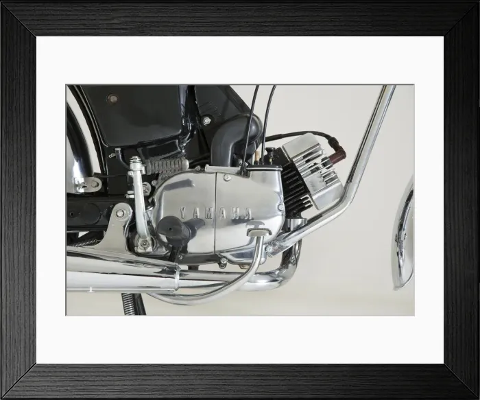 Framed Print : 1987 Yamaha FS1E moped. Creator: Unknown Framed Print : 1987 Yamaha FS1E moped. Creator: Unknown