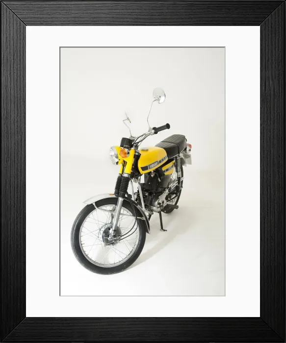 Framed Print : 1987 Yamaha FS1E moped. Creator: Unknown Framed Print : 1987 Yamaha FS1E moped. Creator: Unknown