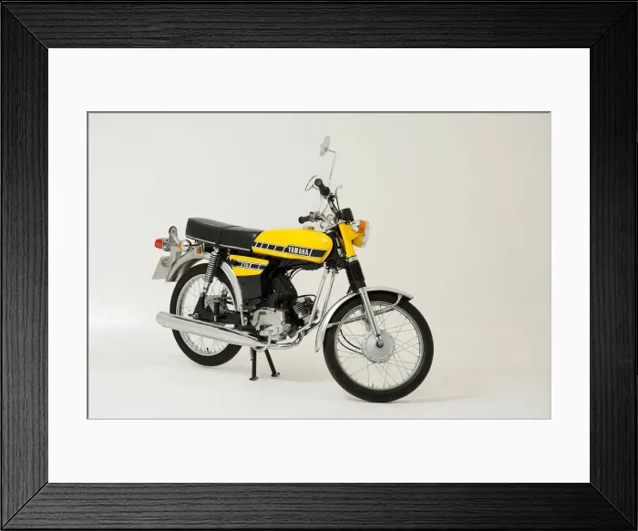 Framed Print : 1987 Yamaha FS1E moped. Creator: Unknown Framed Print : 1987 Yamaha FS1E moped. Creator: Unknown