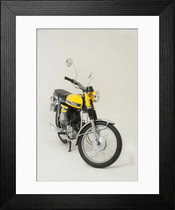 Framed Print : 1987 Yamaha FS1E moped. Creator: Unknown Framed Print : 1987 Yamaha FS1E moped. Creator: Unknown