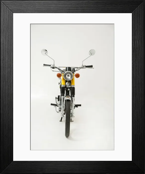 Framed Print : 1987 Yamaha FS1E moped. Creator: Unknown Framed Print : 1987 Yamaha FS1E moped. Creator: Unknown