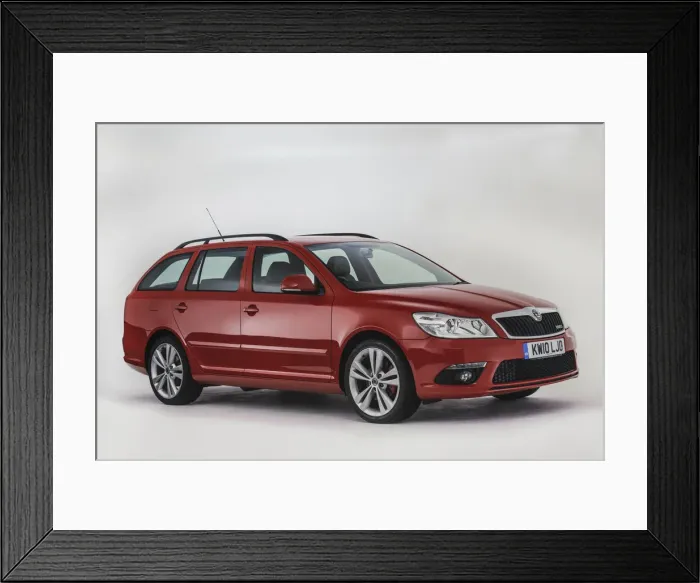 Framed Print : 2010 Skoda Octavia VRS estate. Creator: Unknown Framed Print : 2010 Skoda Octavia VRS estate. Creator: Unknown