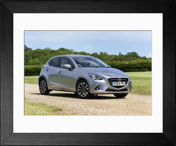 Framed Print : Mazda 2 Sport Nav 2015. Creator: Unknown Framed Print : Mazda 2 Sport Nav 2015. Creator: Unknown