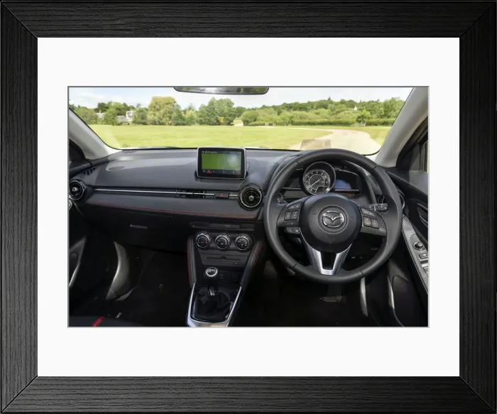 Framed Print : Mazda 2 Sport Nav 2015. Creator: Unknown Framed Print : Mazda 2 Sport Nav 2015. Creator: Unknown
