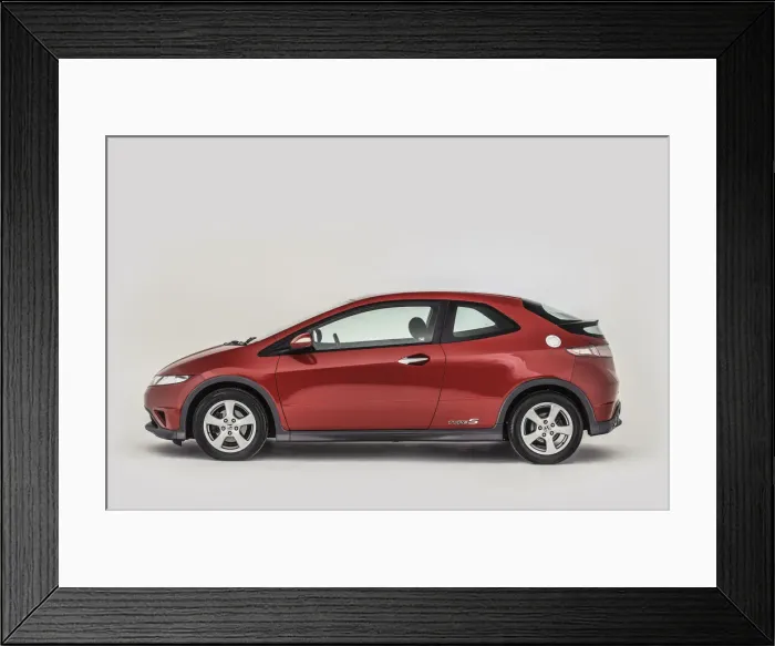 Framed Print : 2009 Honda Civic type S. Creator: Unknown Framed Print : 2009 Honda Civic type S. Creator: Unknown