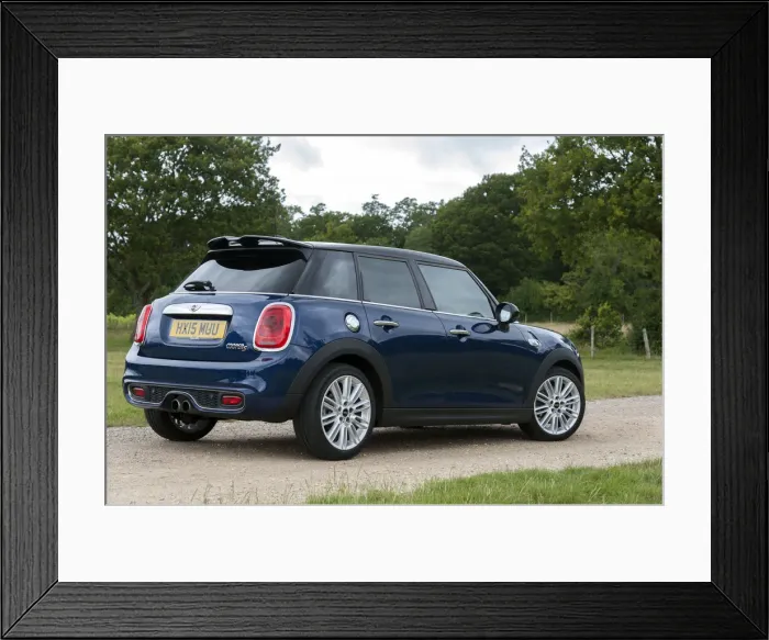 Framed Print : 2015 Mini Coopers 5 door. Creator: Unknown Framed Print : 2015 Mini Coopers 5 door. Creator: Unknown